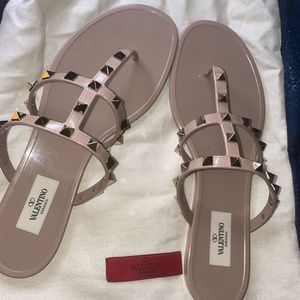 Valentino rockstud thong sandals